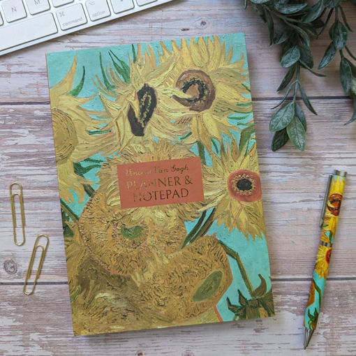 Picture of A5 PLANNER VINCENT VAN GOGH - SUNFLOWERS